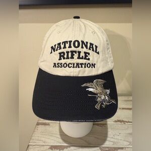National Rifle Association NRA Eagle Distressed Condition Used StrapBack Hat Cap